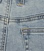 Color:Bleach Wash - Image 4 - Boracay Stretch Twill Cut-Off Bermuda Shorts