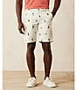 Color:Bleached Sand - Image 3 - Boracay Tiki Time Stretch Sateen 10#double; Inseam Shorts
