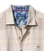 Tommy Bahama Canyon Beach Pebble Cay Plaid Long Sleeve Shirt, Color:Feather Down - Image 2