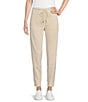 Color:Bedouin Sand - Image 1 - Captiva Isles Hybrid Twill French Terry Straight-Leg Pocketed Coordinating Drawstring Joggers