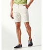Color:Bleached Sand - Image 1 - IslandZone Chip Shot Flat-Front Stretch 10#double; Inseam Shorts