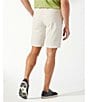 Color:Bleached Sand - Image 2 - IslandZone Chip Shot Flat-Front Stretch 10#double; Inseam Shorts