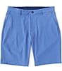 Tommy Bahama IslandZone Chip Shot Flat Front Stretch 10#double; Inseam Shorts, Color:Dockside Blue - Image 1