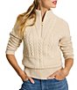 Tommy Bahama Cloud Bay Cable Half Zip Pullover - Image 1