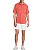 Tommy Bahama Coastal Ease Shoreline Check Short Sleeve Woven Camp Shirt - Image 3