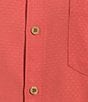 Tommy Bahama Coastal Ease Shoreline Check Short Sleeve Woven Camp Shirt - Image 4