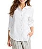 Tommy Bahama Coastalina Linen Relaxed Button Front Top - Image 5
