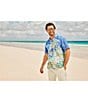 Color:Summer Aqua - Image 6 - Coconut Point Hidden Oasis Woven Shirt