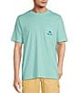 Color:Blue Swell - Image 2 - Collecting Sand Dollars Short Sleeve T-Shirt