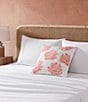 Tommy Bahama Coral Island Embroidery Textured Square Throw Pillow, Color:Pastel Orange - Image 7