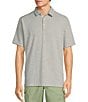 Color:Ash Grey - Image 1 - Costa Vera Short Sleeve Polo Shirt