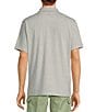Color:Ash Grey - Image 2 - Costa Vera Short Sleeve Polo Shirt