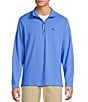 Tommy Bahama Costa Wave Half-Zip Pullover, Color:Medium Blueberry - Image 1