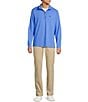 Tommy Bahama Costa Wave Half-Zip Pullover, Color:Medium Blueberry - Image 3