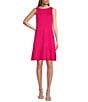 Tommy Bahama Darcy Solid Crew Neck Sleeveless Sheath Dress, Color:Glowing Azal - Image 1
