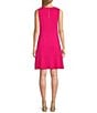 Tommy Bahama Darcy Solid Crew Neck Sleeveless Sheath Dress, Color:Glowing Azal - Image 2