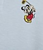 Color:Light Sky Heather - Image 4 - Disney Postcard To Paradise 5 O'Clock Polo Shirt
