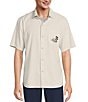 Color:Continental - Image 2 - Disney Take The Scenic Route Short Sleeve Dobby Shirt