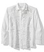 Color:White - Image 1 - Down The Isle Long Sleeve Woven Shirt
