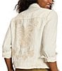 Tommy Bahama Embroidered Beaded Two Palms Point Collar Long Sleeve Jacket - Image 2