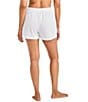 Tommy Bahama Organic Cotton Eyelet Cove Elastic Drawstring Waist Pull-On Short Swim Cover-Up, Color:White - Image 2