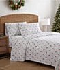 Tommy Bahama Flamingo Santa Washed Cotton Percale Sheet Set - Image 1