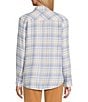 Tommy Bahama Flannel Coast Long Sleeve Button Front Flannel Shirt, Color:Coconut - Image 2