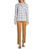 Tommy Bahama Flannel Coast Long Sleeve Button Front Flannel Shirt, Color:Coconut - Image 3