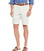 Color:Bleached Sand - Image 1 - Flat-Front Straight-Fit Stretch Sateen 10#double; Inseam Boracay Shorts