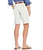 Color:Bleached Sand - Image 2 - Flat-Front Straight-Fit Stretch Sateen 10#double; Inseam Boracay Shorts