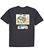 Color:Charcoal Heather - Image 1 - Happy Glamper Short Sleeve T-Shirt
