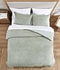 Tommy Bahama Harbor Palm Cotton Reversible Comforter Mini Set, Color:Green - Image 3