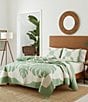 Color:Green - Image 1 - Hawaiian Molokai Leaf Cotton Quilt