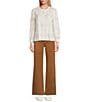 Tommy Bahama High Rise Micro Corduroy Sailor Wide Leg Pants, Color:Raw Sugar - Image 3