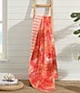Tommy Bahama Hot Tropics Flannel Reversible Throw Blanket - Image 3