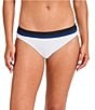 Tommy Bahama Island Cays Color Block Hipster Swim Bottom, Color:White - Image 1