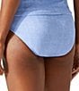 Tommy Bahama Island Cays Color Block Hipster Swim Bottom, Color:Blue Monday Heather - Image 2
