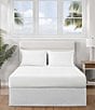 Tommy Bahama Island Estate White Tailored Bed Skirt, Color:White - Image 2