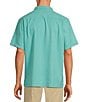 Color:Blue Freeze - Image 2 - IslandZone Coastal Breeze Check Short Sleeve Woven Shirt
