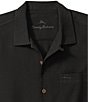 Color:Black - Image 2 - IslandZone Coastal Breeze Check Short Sleeve Woven Shirt