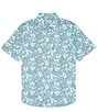 Color:Academy - Image 1 - IslandZone® San Lucio Rivera Garden Short Sleeve Woven Shirt