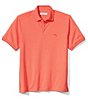 Color:Orange Ray - Image 1 - IslandZone Via Verde Short Sleeve Polo Shirt