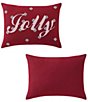 Tommy Bahama Jolly Stripe Holiday Cotton Canvas Decorative Pillow - Image 2