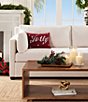 Tommy Bahama Jolly Stripe Holiday Cotton Canvas Decorative Pillow - Image 5