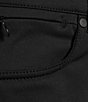 Color:Black - Image 4 - IslandZone® Kira Cay Warp Knit Ankle Straight Pants