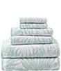 Tommy Bahama Lago Palm 6-Piece Towel Set, Color:Whirlpool/Coconut - Image 1