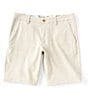 Color:Stone Khaki - Image 1 - Lahaina Bay Linen 10#double; Inseam Flat-Front Shorts
