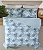 Tommy Bahama Legacy Palms Reversible Mini Comforter Set, Color:Bristol Blue - Image 3