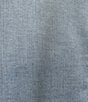 Color:Mid Blue Wash - Image 4 - Leila Point Collar Long Sleeve Denim Jacket