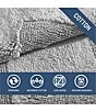 Tommy Bahama Long Branch Tufted Reversible Bath Rug, Color:Pelican Grey - Image 4